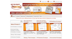Desktop Screenshot of notforprofitprint.com